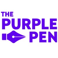 The Purple Pen logo, The Purple Pen contact details