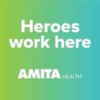 AMITA Health logo, AMITA Health contact details