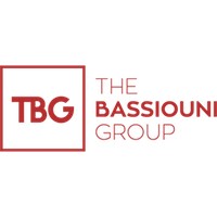 The Bassiouni Group logo, The Bassiouni Group contact details