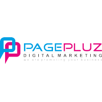 PagePluz logo, PagePluz contact details