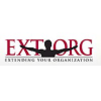 ExtOrg logo, ExtOrg contact details