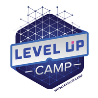 LevelUp Camp logo, LevelUp Camp contact details