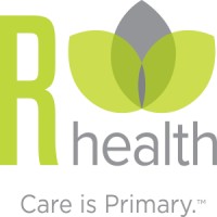 R-Health logo, R-Health contact details