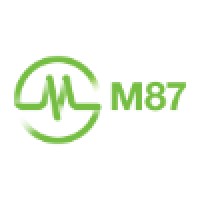 M87 logo, M87 contact details