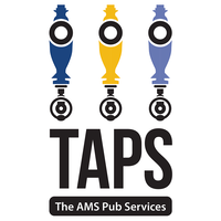 The AMS Pub Services logo, The AMS Pub Services contact details