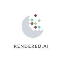 Rendered.AI logo, Rendered.AI contact details