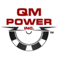 QM Power logo, QM Power contact details