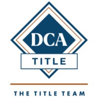 DCA Title logo, DCA Title contact details