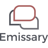 Emissary.ai logo, Emissary.ai contact details