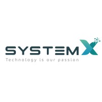 SystemX logo, SystemX contact details