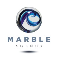 The Marble Agency logo, The Marble Agency contact details