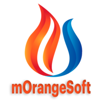 mOrangeSoft logo, mOrangeSoft contact details