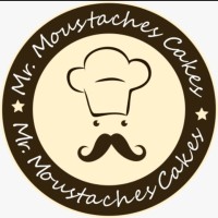 Mr. Moustache's Cakes logo, Mr. Moustache's Cakes contact details