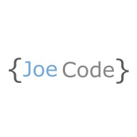 { Joe Code } logo, { Joe Code } contact details