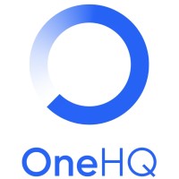 OneHQ logo, OneHQ contact details