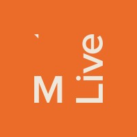 M Live logo, M Live contact details