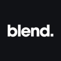 blend. logo, blend. contact details