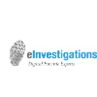 E-Investigations logo, E-Investigations contact details