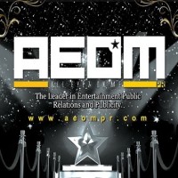 AEOM PR logo, AEOM PR contact details