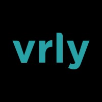 VRLY logo, VRLY contact details