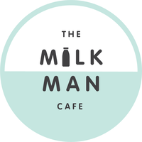 The Milkman Cafe logo, The Milkman Cafe contact details