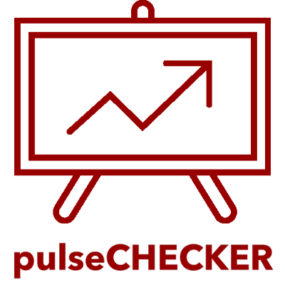 pulseCHECKER logo, pulseCHECKER contact details