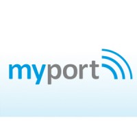 MyPort logo, MyPort contact details