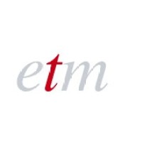 ETM logo, ETM contact details