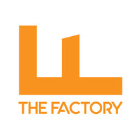 The Factory logo, The Factory contact details