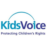 KidsVoice logo, KidsVoice contact details