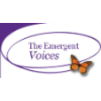 The Emergent Voices logo, The Emergent Voices contact details