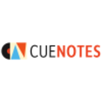 CueNotes logo, CueNotes contact details