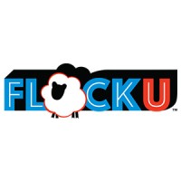 FlockU logo, FlockU contact details