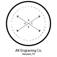 AK Engraving logo, AK Engraving contact details