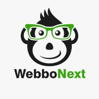 WebboNext logo, WebboNext contact details