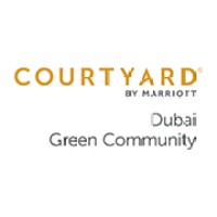 Courtyard by Marriott Dubai, Green Community logo, Courtyard by Marriott Dubai, Green Community contact details