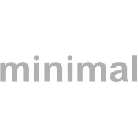 Minimal logo, Minimal contact details