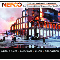 NEFCO Fire Investigations logo, NEFCO Fire Investigations contact details