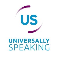 Universally Speaking logo, Universally Speaking contact details