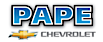 Pape Chevrolet logo, Pape Chevrolet contact details