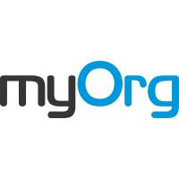 myOrg logo, myOrg contact details