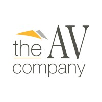 The AV Company logo, The AV Company contact details