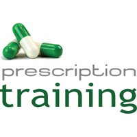 Prescription Training logo, Prescription Training contact details