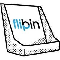 flipbin® logo, flipbin® contact details