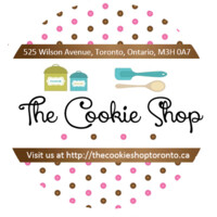 The Cookie Shop logo, The Cookie Shop contact details