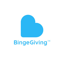 BingeGiving logo, BingeGiving contact details