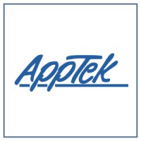 AppTek logo, AppTek contact details