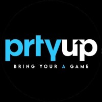 PrtyUp logo, PrtyUp contact details