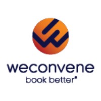 WeConvene logo, WeConvene contact details