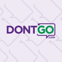 DontGo logo, DontGo contact details